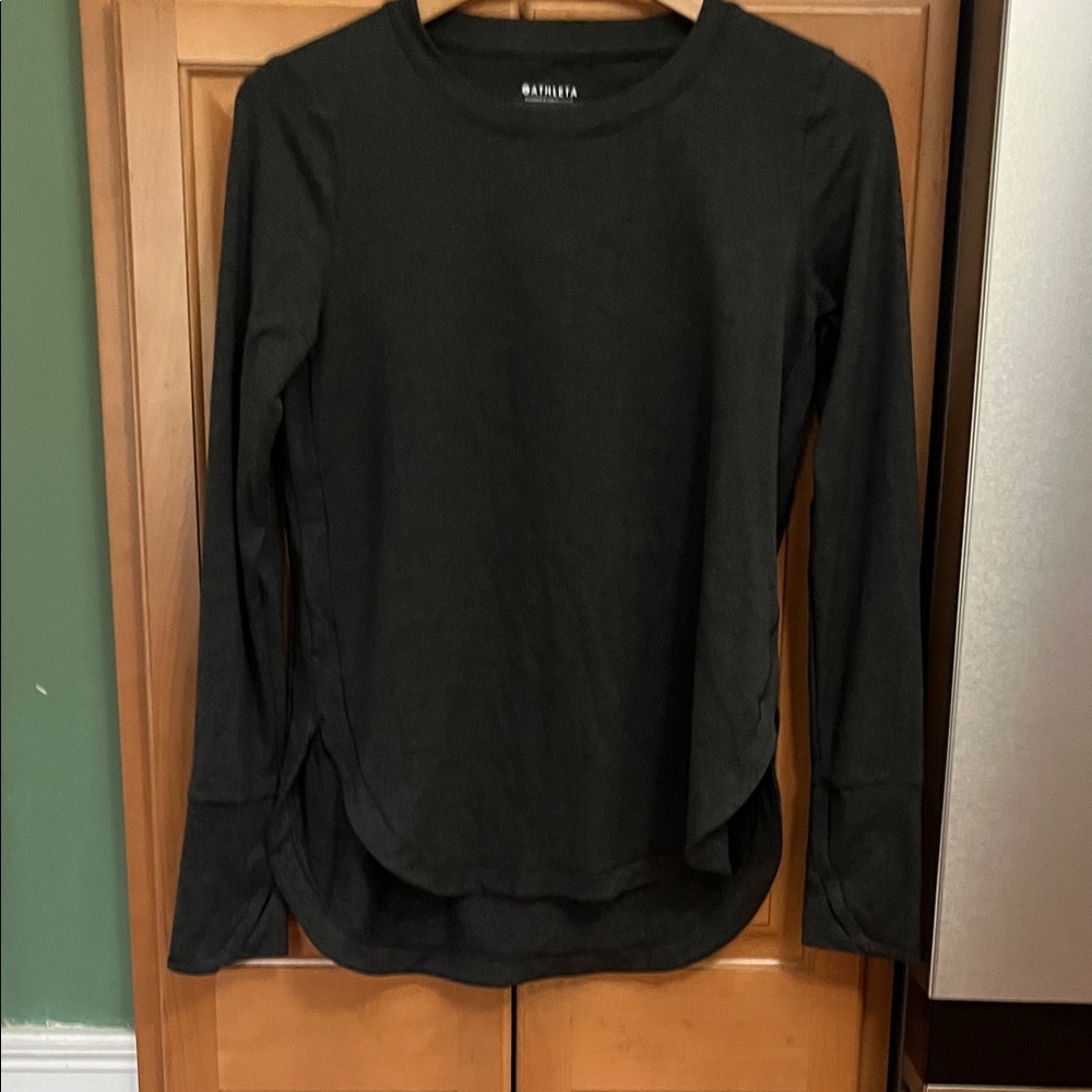 Athleta Black Long Sleeve Shirt